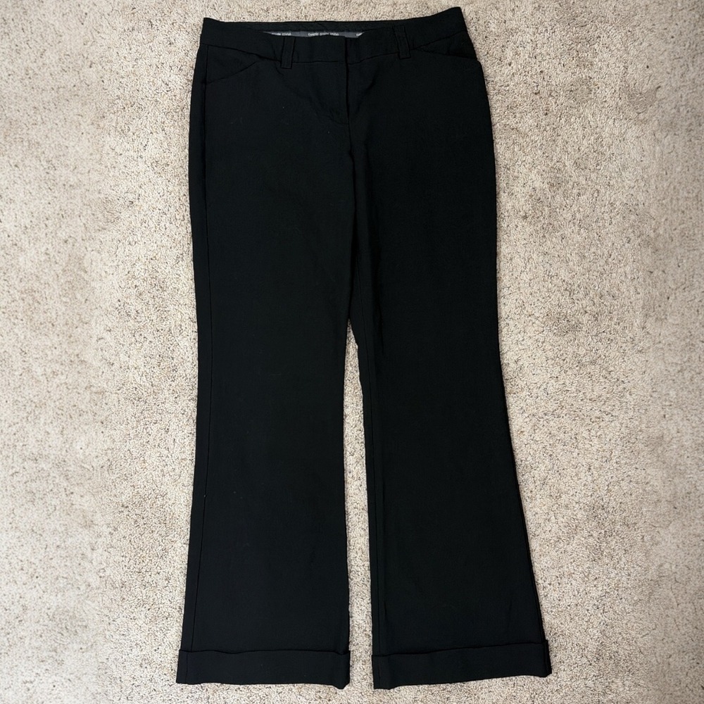 Express Design Studio Editor Pants Womens Size‎ 8 Black Cuffed